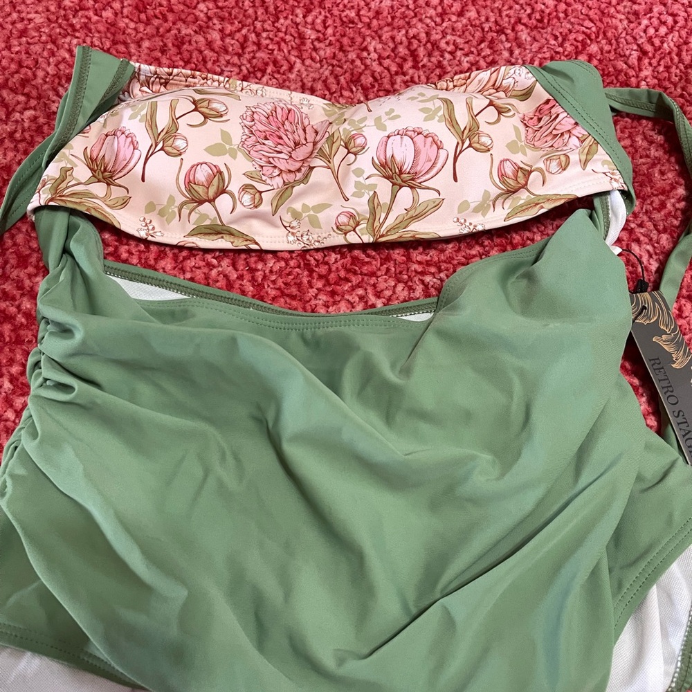 Brand new retro stage swim suit